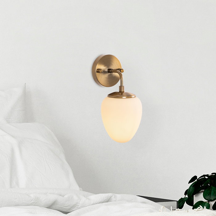Opviq Lámpara de pared Vintage con acabado en cobre